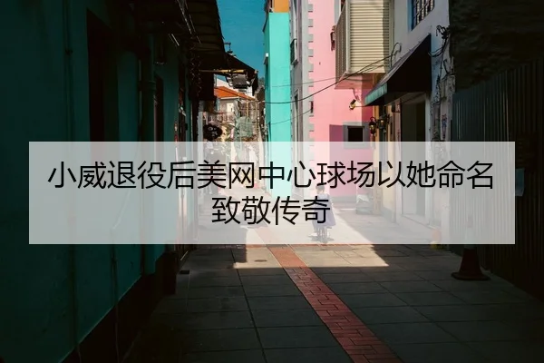 小威退役后美网中心球场以她命名致敬传奇