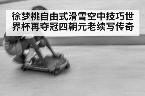 徐梦桃自由式滑雪空中技巧世界杯再夺冠四朝元老续写传奇